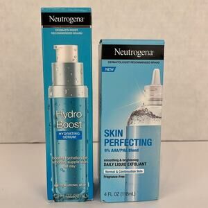 Neutrogena Daily Liquid Exfoliant & Hydro Boost Hydrating Serum